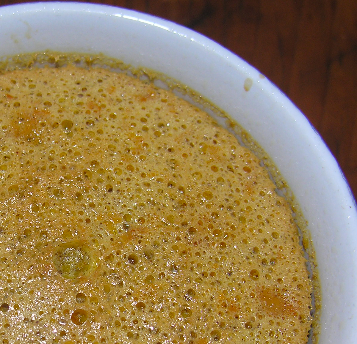 Maple, Meyer, and Muscovado Baked Pudding