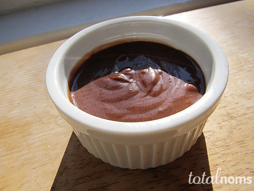 Chocolate Pudding with Crushed Chocolate Mint Cookie Topping
