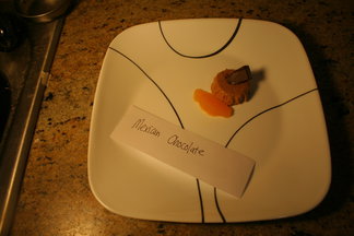 Mexican chocolate panna cotta