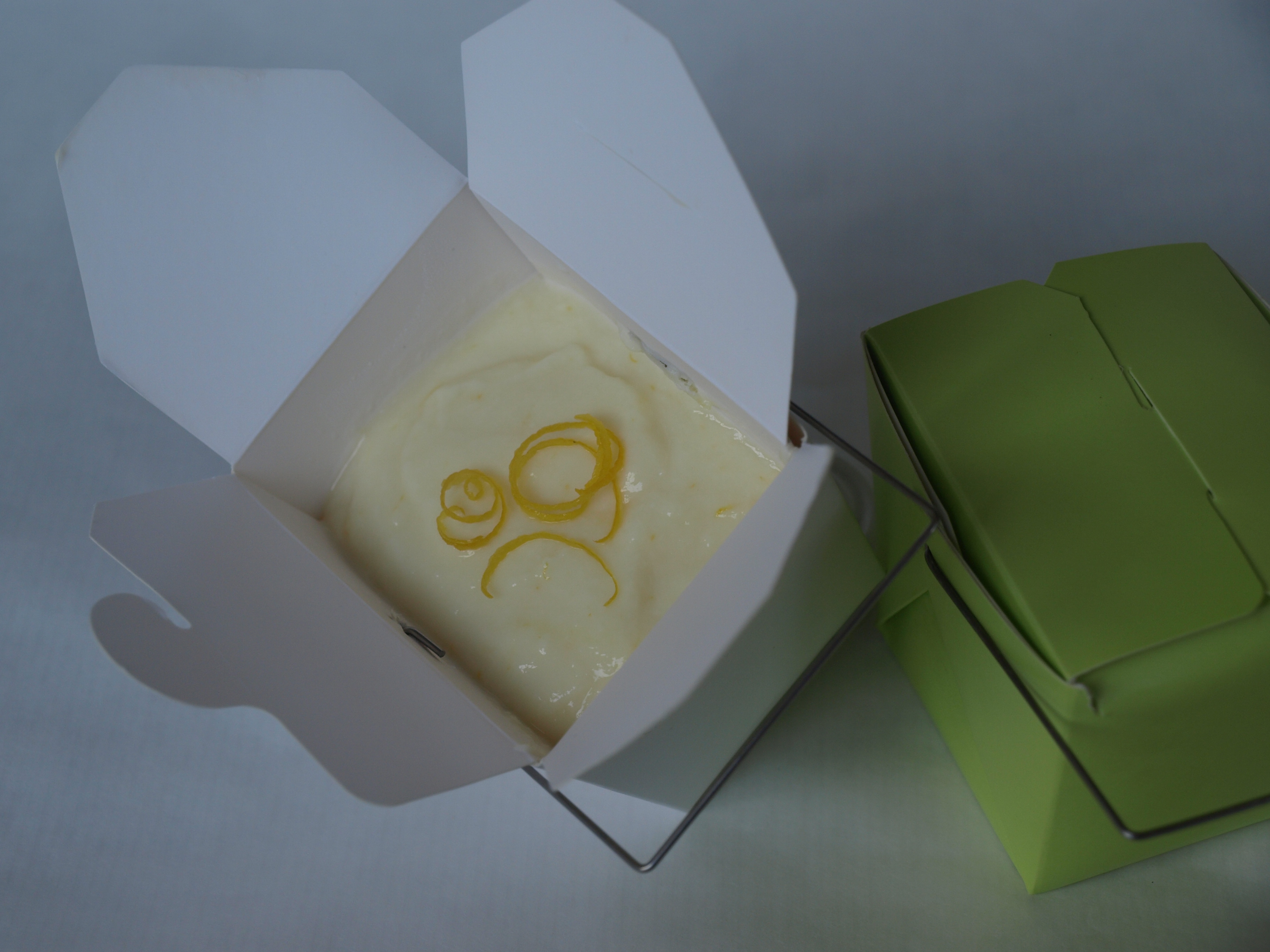 Meyer Lemon Pudding to-go