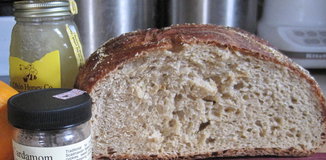 Orange, Honey and Cardamom Dutch Oven Bread with Orange Cardamom Compound Butter