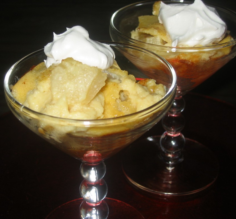 Greek Style Honey-Yogurt & Pear Pudding