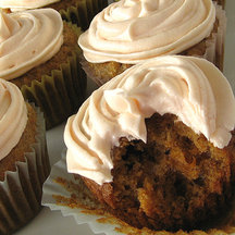 Carrot Cupcakes with Cream Cheese Frosting