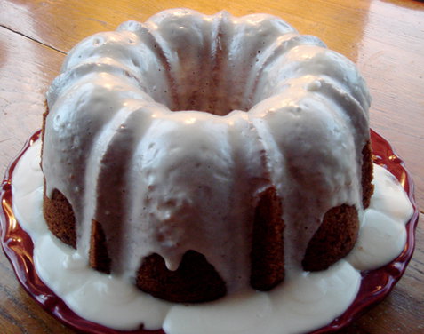Carrot Bundt Cake with Cream Cheese Glaze