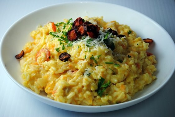Risotto with Carrots Four Ways