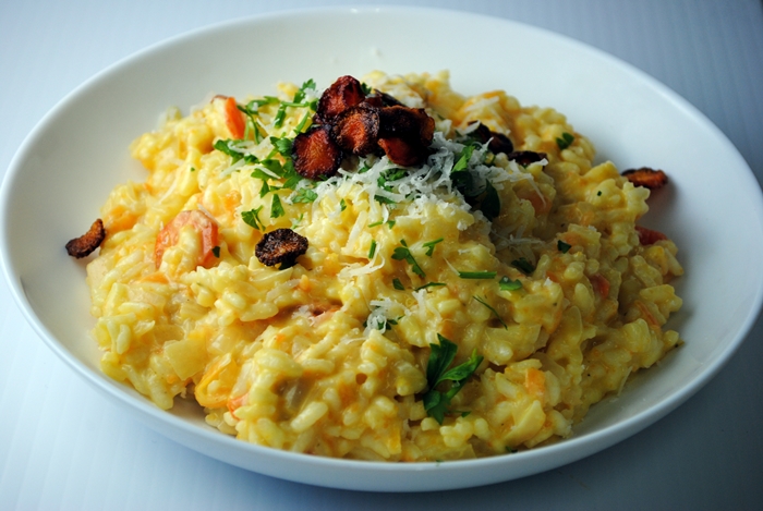 Risotto with Carrots Four Ways