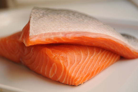 Seared Salmon with Cinnamon and Chili Powder