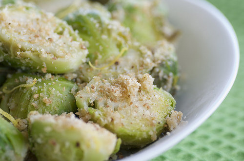 Brussels Sprouts with Toasted Breadcrumbs and Lemon