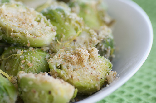 Brussels Sprouts with Toasted Breadcrumbs and Lemon