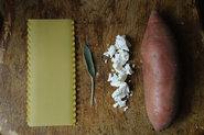 Sweet Potato, Goat Cheese and Sage Pasta Pile-up