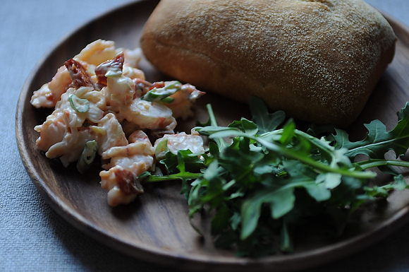 Shrimp and Chorizo Sandwich