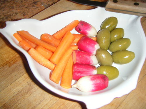 The Mo Betta' Carotene Relish Tray