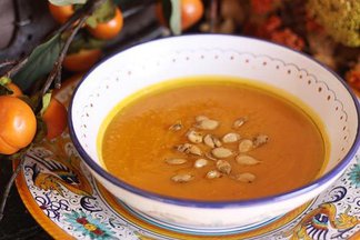Roasted Pumpkin & Pear Soup
