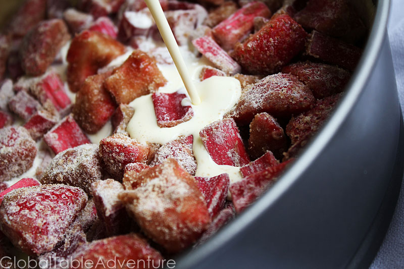 Rhubarb & Cream Tart