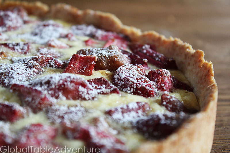 Rhubarb & Cream Tart