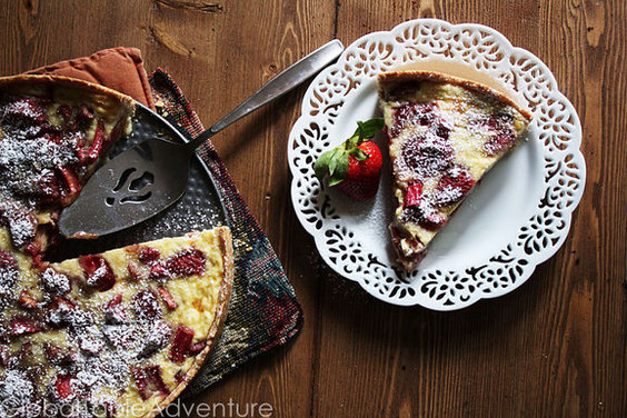 Rhubarb & Cream Tart
