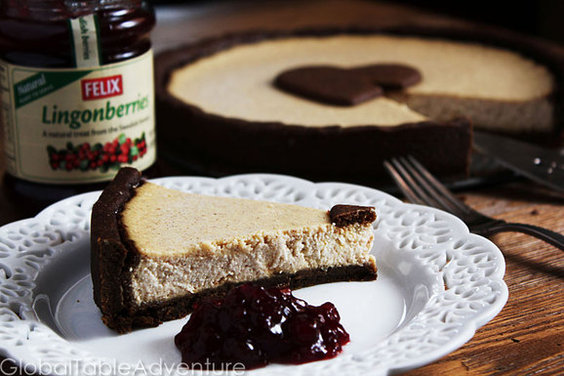 Gingerbread Ricotta Tart