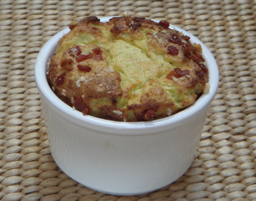 Brussels Sprouts and Cheese Soufflés