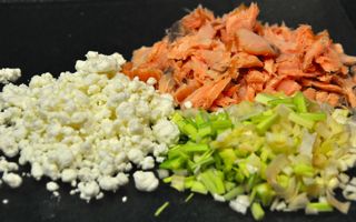 Smoked Salmon Quiche with Goat Cheese and Leeks