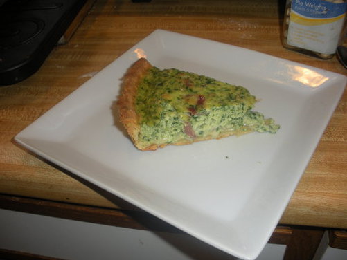 Green Eggs and Ham Quiche
