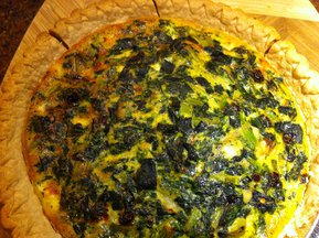 Savory-Sweet Kale Quiche 