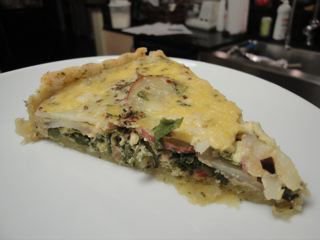 Savory Mustard Tart with Potatoes and Chard