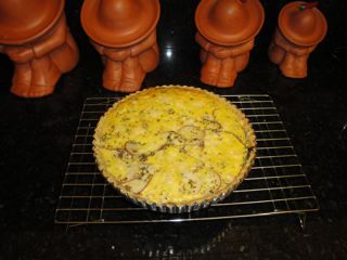 Savory Mustard Tart with Potatoes and Chard