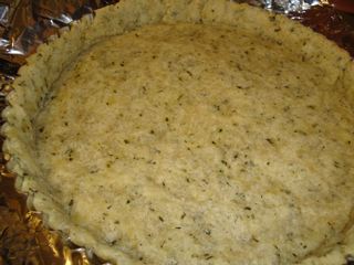 Savory Mustard Tart with Potatoes and Chard