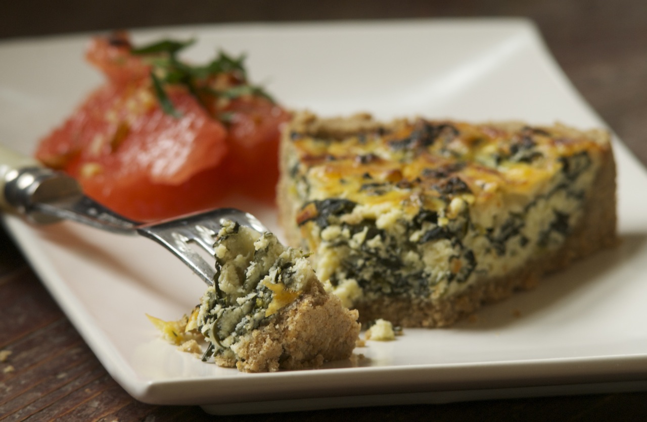 Cavolo Nero and Ricotta Tart