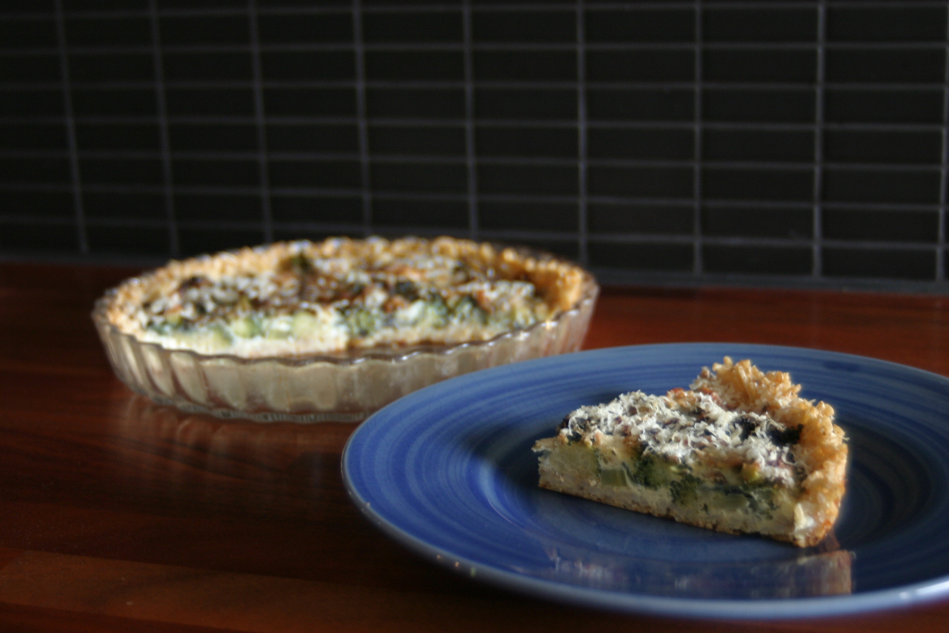 Brown Rice Broccoli Tart