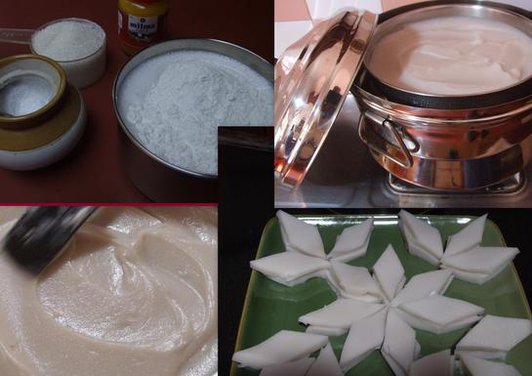 Kinnathappam (a coconut dessert)Steamed Pancake
