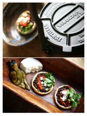 Sopes (Tartlet-like cakes made with masa harina)