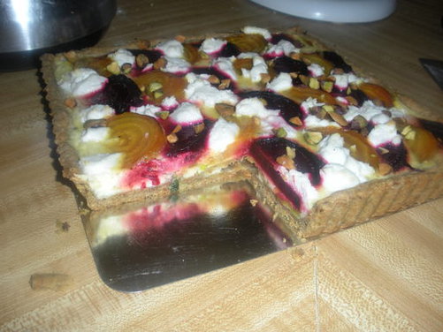 Earthy but Elegant Beet Tart