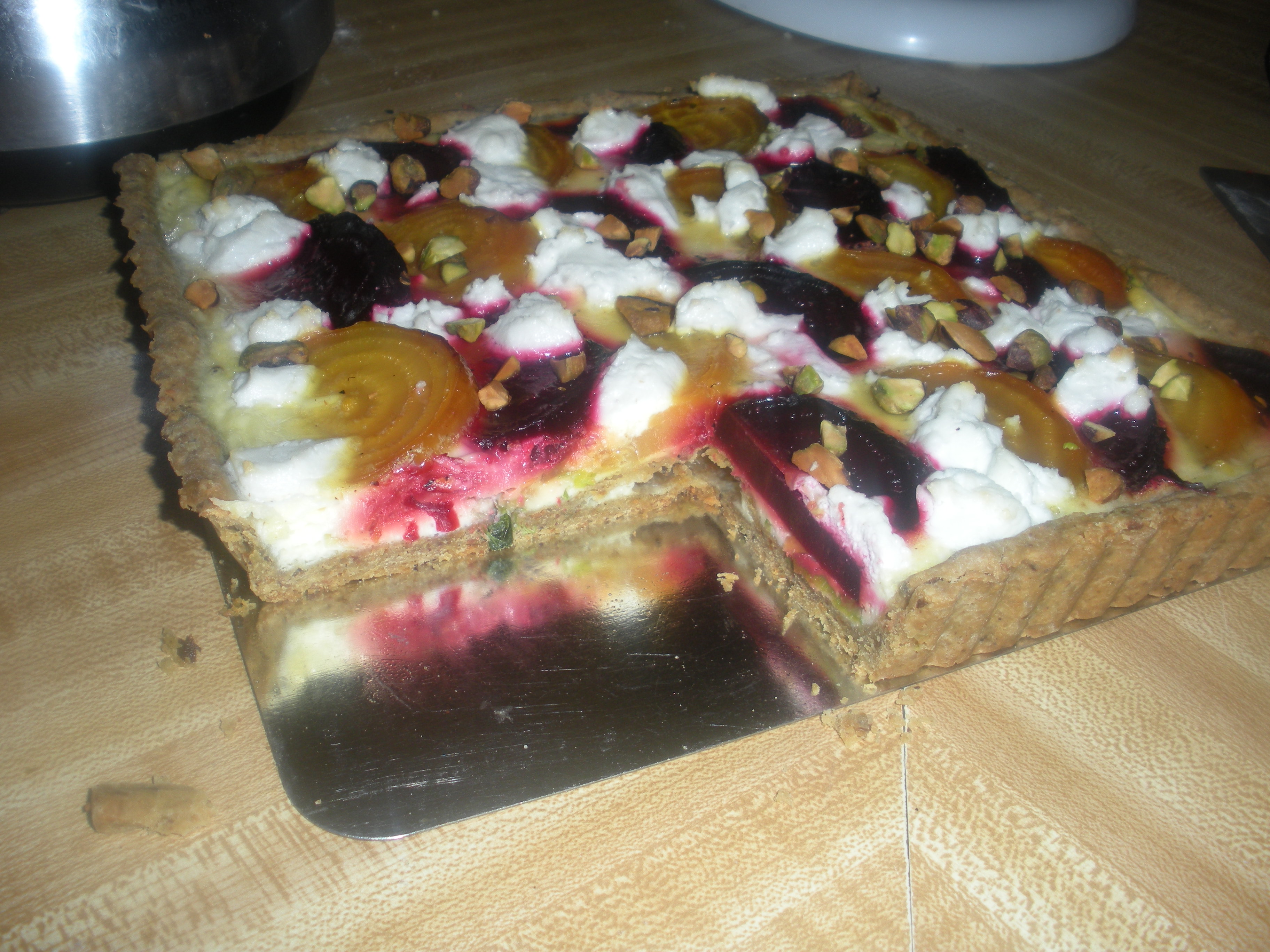 Earthy but Elegant Beet Tart