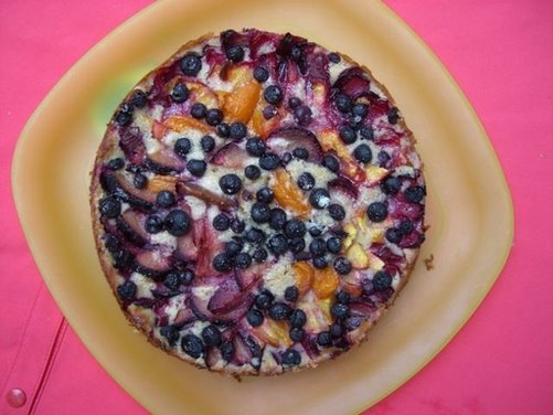 Plum Apricot tart