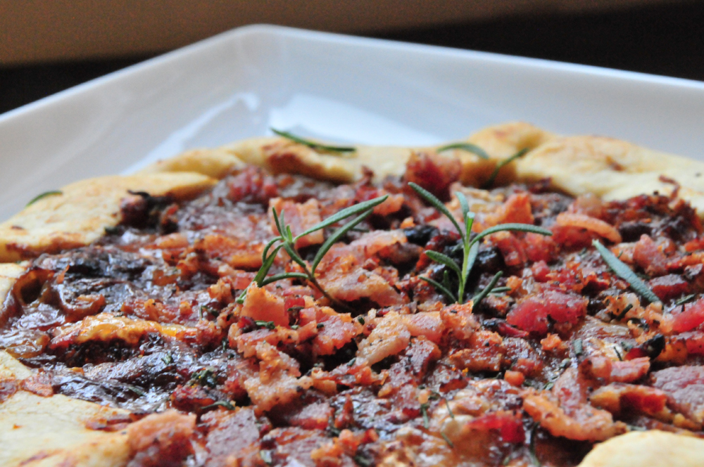 A date with bacon, orange, and rosemary, too!