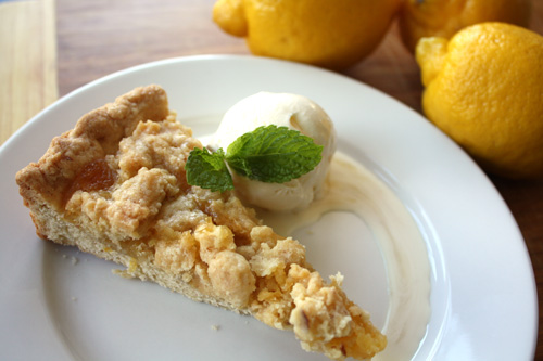 Lemon Curd Tart with Almond Crust
