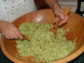 Raw Brussel Sprout Salad