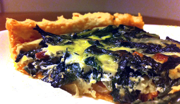 Greens Pie with Smoked-Paprika Crust