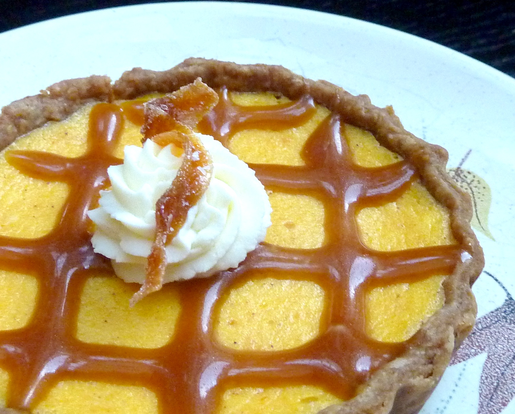 Carrot Cheesecake Tart with Candied Carrots (a twist on my favorite carrot cupcakes)
