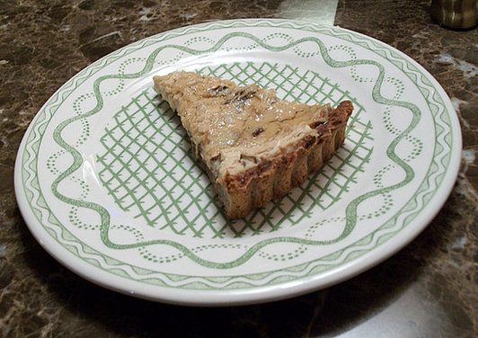 Prune and Goat Cheese Tart with Walnut Spice Crust