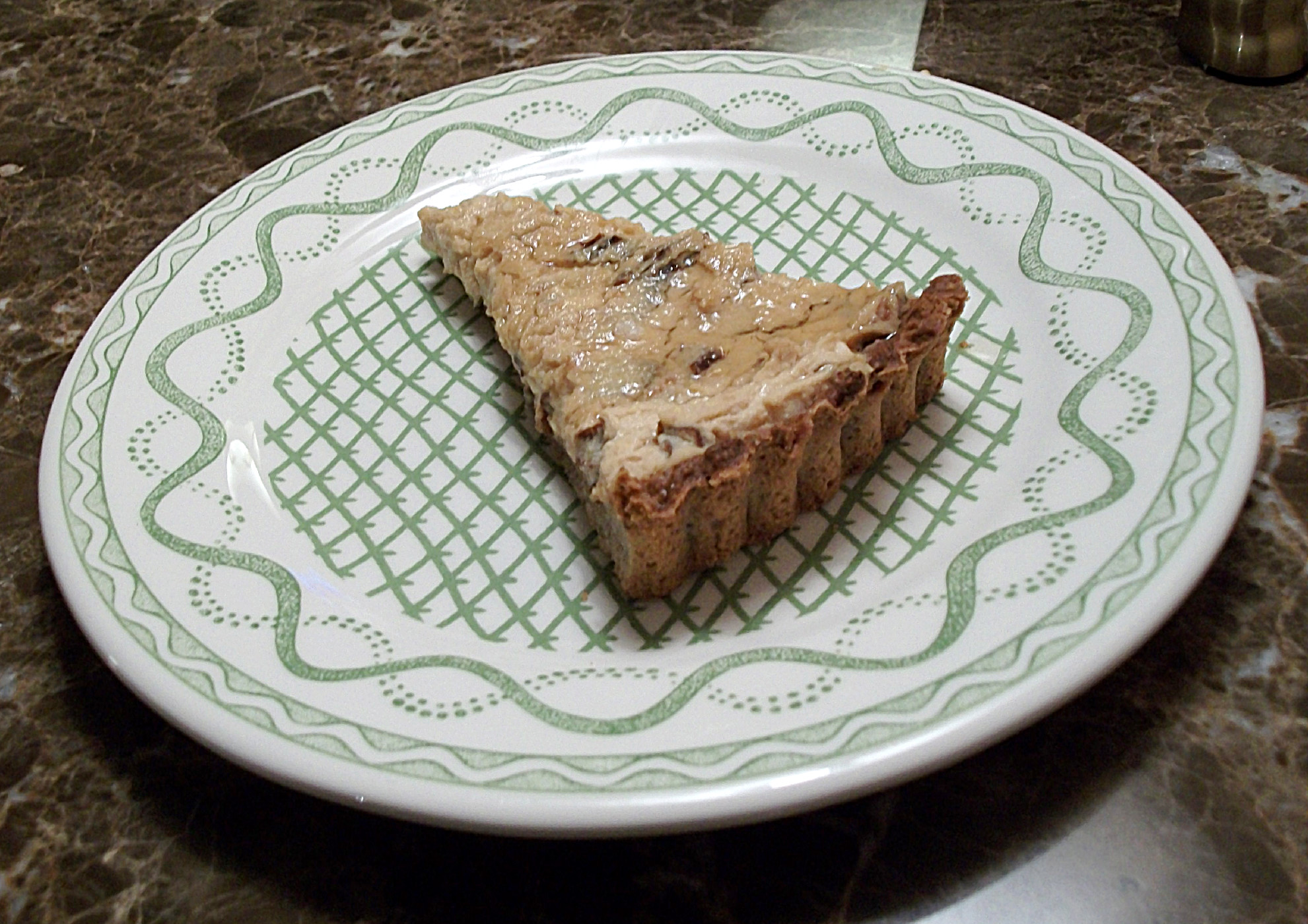 Prune and Goat Cheese Tart with Walnut Spice Crust