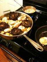 Roasted Artichokes, Potatoes & Chicken