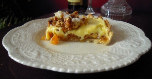 ALMOND, ORANGE, AND DRIED APRICOT TART