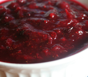 Maple Spiced Cranberry Sauce