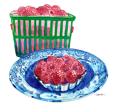 Raspberry Tarts from Strawberry Hill