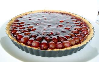 Red Wine Grape Tart