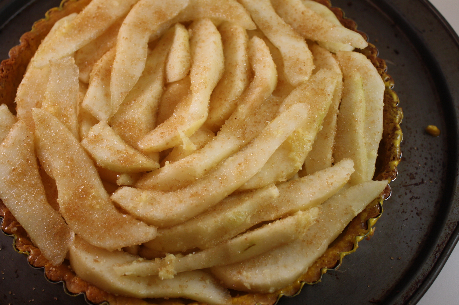 Fresh Ginger-Pear Tart