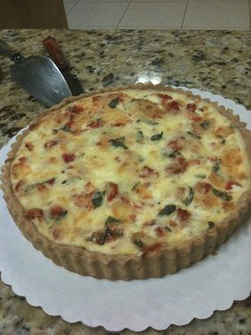 Quiche Caprese