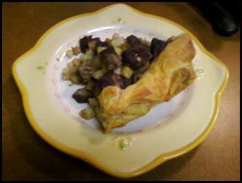 Grandma Foley's Pasty as a Rustic Tart
